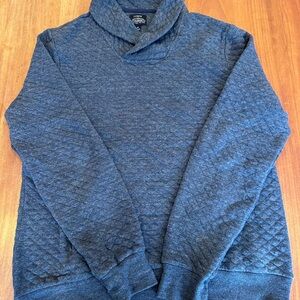 J. Crew Men's Navy Cowlneck Sweatshirt
